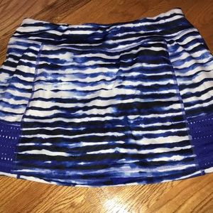 Running Skort Blue Large